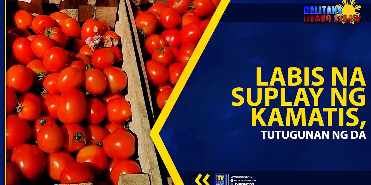 LABIS NA SUPLAY NG KAMATIS, TUTUGUNAN NG DA