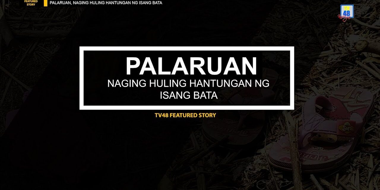LANSANGAN: PALARUAN NA NAGING HULING HANTUNGAN NG ISANG BATA