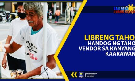 LIBRENG TAHO, HANDOG NG TAHO VENDOR SA KANYANG KAARAWAN