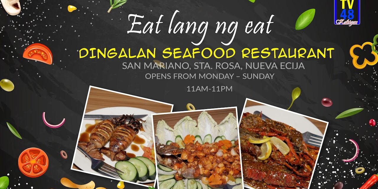 MGA DAMBUHALANG ISDA AT IBA PANG SEAFOOD NG DINGALAN, DINALA NA SA NUEVA ECIJA; MATITIKMAN SA DINGALAN SEAFOOD RESTUARANT SA STA. ROSA
