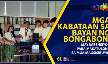 MGA KABATAAN SA BAYAN NG BONGABON, MAY IMBENSIYON PARA MAKATULONG SA MGA MAGSISIBUYAS