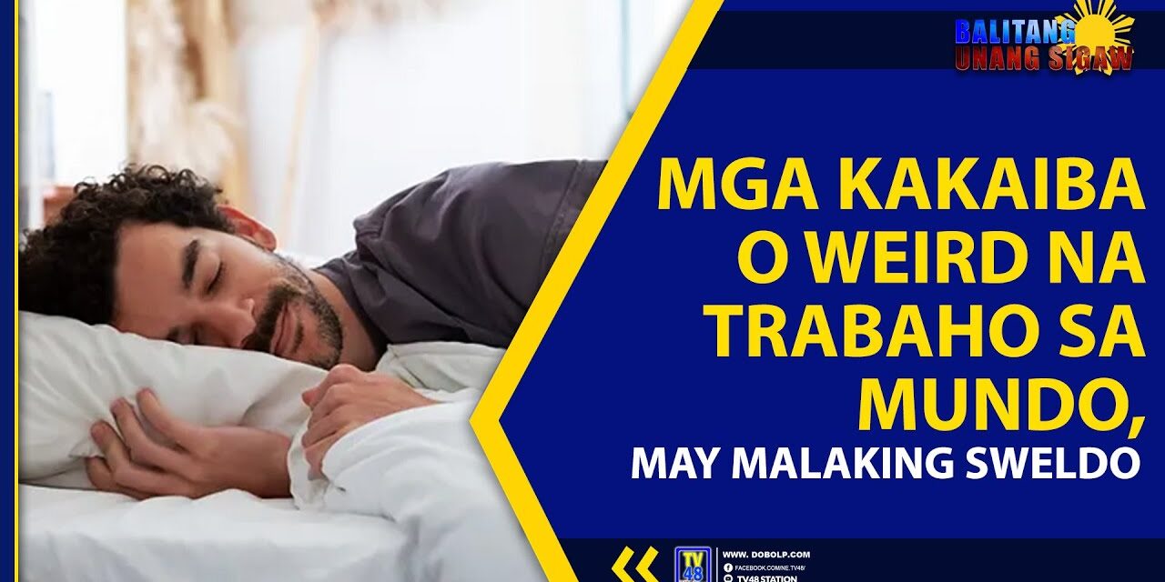 MGA KAKAIBA O WEIRD NA TRABAHO SA MUNDO, MAY MALAKING SWELDO