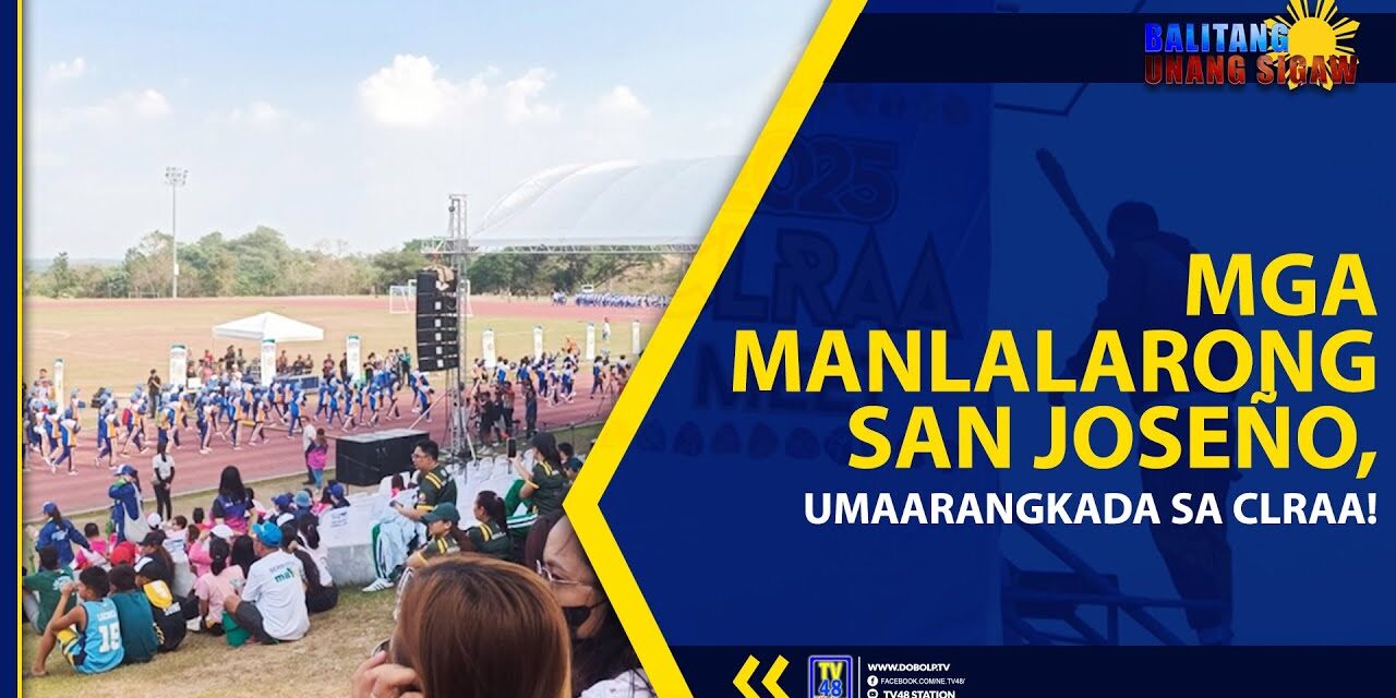 MGA MANLALARONG SAN JOSEÑO, UMAARANGKADA SA CLRAA!