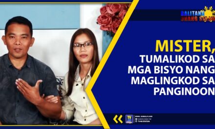 MISTER, TUMALIKOD SA MGA BISYO NANG MAGLINGKOD SA PANGINOON