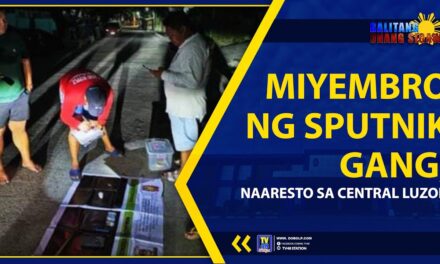 MIYEMBRO NG SPUTNIK GANG, NAARESTO SA CENTRAL LUZON