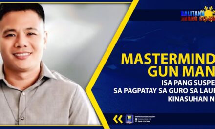Mastermind, Gun Man, Isa Pang Suspek sa Pagpatay sa Guro sa Laur, Kinasuhan Na