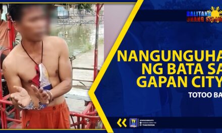 NANGUNGUHA NG BATA SA GAPAN CITY, TOTOO BA?