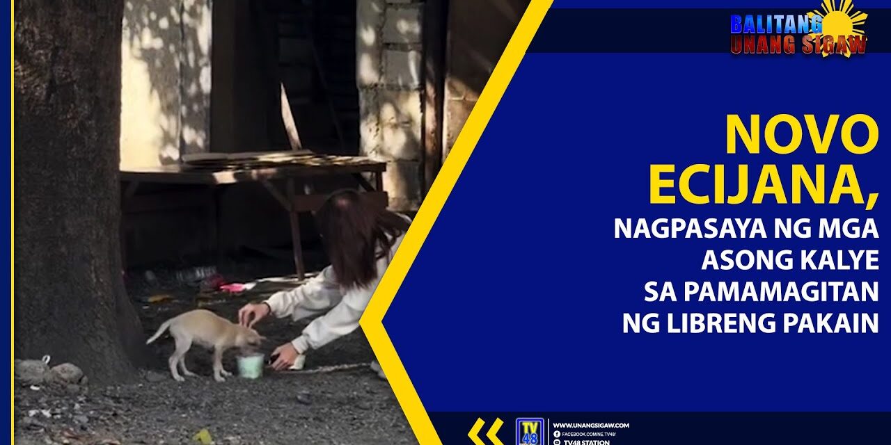NOVO ECIJANA, NAGPASAYA NG MGA ASONG KALYE SA PAMAMAGITAN NG LIBRENG PAKAIN