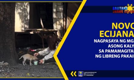 NOVO ECIJANA, NAGPASAYA NG MGA ASONG KALYE SA PAMAMAGITAN NG LIBRENG PAKAIN