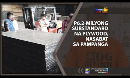 P6.2-Milyong Substandard na Plywood, Nasabat sa Pampanga