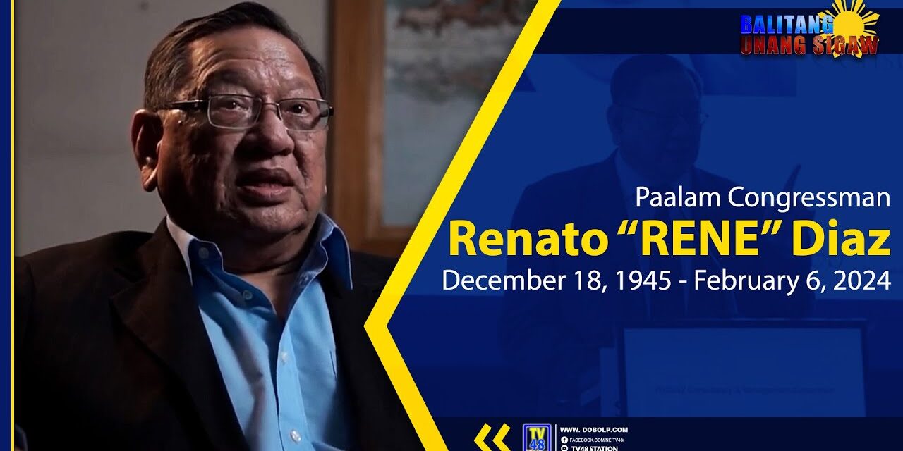 PAALAM CONGRESSMAN RENATO “RENE” DIAZ