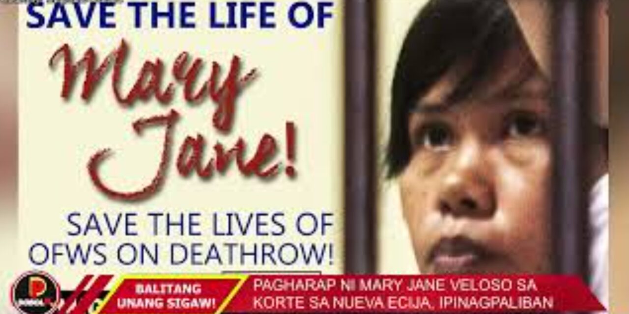 PAGHARAP NI MARY JANE VELOSO SA KORTE SA NUEVA ECIJA, IPINAGPALIBAN