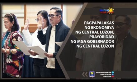 PAGPAPALAKAS NG EKONOMIYA NG CENTRAL LUZON, PRAYORIDAD NG MGA GOBERNADOR NG CENTRAL LUZON