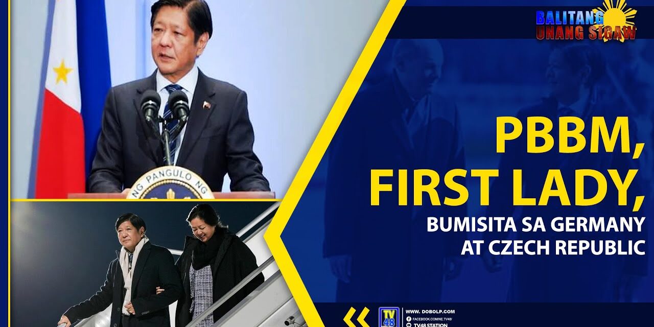 PBBM, FIRST LADY, BUMISITA SA GERMANY AT CZECH REPUBLIC