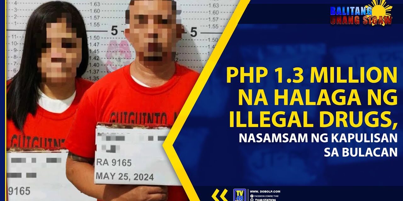 PHP 1.3 MILLION NA HALAGA NG ILLEGAL DRUGS, NASAMSAM NG KAPULISAN SA BULACAN