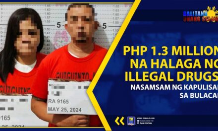PHP 1.3 MILLION NA HALAGA NG ILLEGAL DRUGS, NASAMSAM NG KAPULISAN SA BULACAN