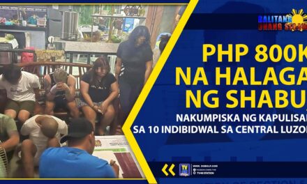 PHP 800K NA HALAGA NG SHABU, NAKUMPISKA NG KAPULISAN SA 10 INDIBIDWAL SA CENTRAL LUZON