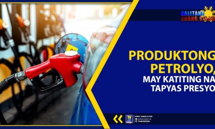 PRODUKTONG PETROLYO MAY KATITING NA TAPYAS PRESYO