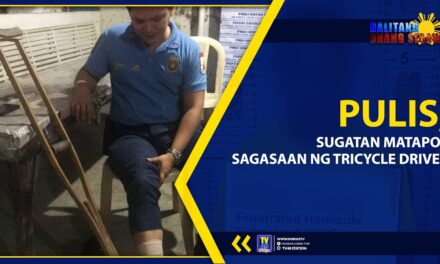 PULIS, SUGATAN MATAPOS SAGASAAN NG TRICYCLE DRIVER