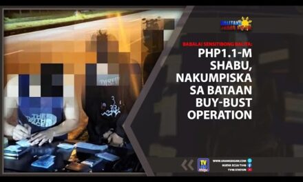 Php1.1-M shabu, nakumpiska sa Bataan buy-bust operation