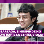 “Rep. Barzaga, Sinuspinde ng 60 Araw Dahil sa Ethics Violation”