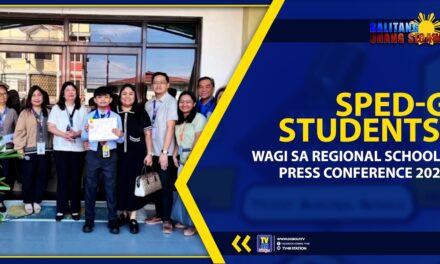 SPED-G STUDENTS, WAGI SA REGIONAL SCHOOLS PRESS CONFERENCE 2025