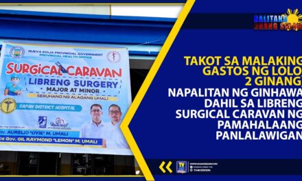 TAKOT SA MALAKING GASTOS NG LOLO, 2 GINANG, NAPALITAN NG GINHAWA DAHIL SA LIBRENG SURGICAL CARAVAN NG PAMAHALAANG PANLALAWIGAN