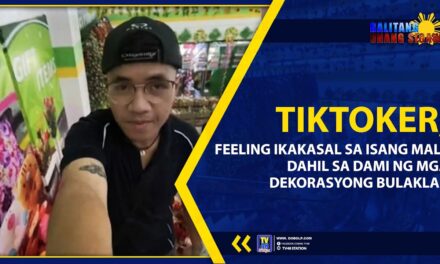 TIKTOKER, FEELING IKAKASAL SA ISANG MALL DAHIL SA DAMI NG MGA DEKORASYONG BULAKLAK