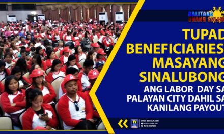 TUPAD BENEFICIARIES, MASAYANG SINALUBONG ANG LABOR DAY SA PALAYAN CITY DAHIL SA KANILANG PAYOUT