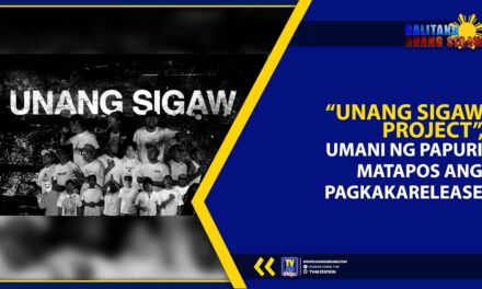“UNANG SIGAW PROJECT”, UMANI NG PAPURI MATAPOS ANG PAGKAKARELEASE