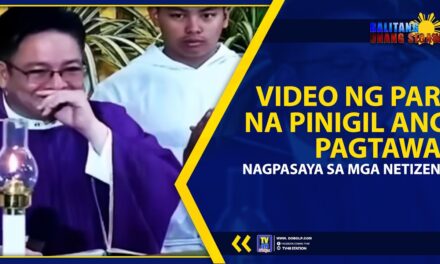 VIDEO NG PARI NA PINIGIL ANG PAGTAWA, NAGPASAYA SA MGA NETIZENS