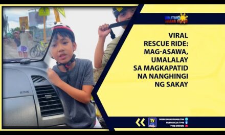 VIRAL RESCUE RIDE: MAG-ASAWA, UMALALAY SA MAGKAPATID NA NANGHINGI NG SAKAY