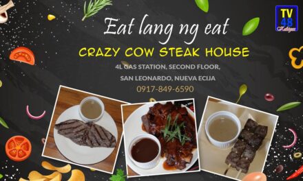 MAPAWOW SA CRAZY COW STEAK HOUSE, SA HALAGANG 549 MAY UNLI STEAK KANA, MAY UNLI CHICKEN, SAUSAGE AT PASTA PA