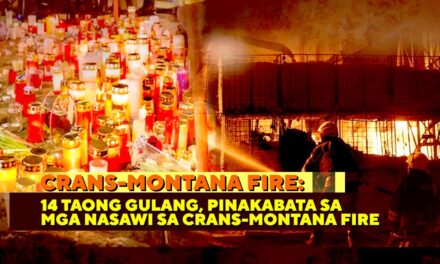 CRANS-MONTANA FIRE: 14 TAONG GULANG, PINAKABATA SA MGA NASAWI SA CRANS-MONTANA FIRE