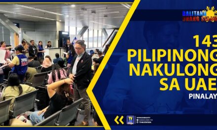 143 PILIPINONG NAKULONG SA UAE, PINALAYA