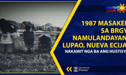1987 MASAKER SA BRGY. NAMULANDAYAN, NUEVA ECIJA, NAKAMIT NGA BA ANG HUSTISYA