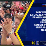 5% DISKWENTO SA LPG, IBA PANG PANGUNAHING BILIHIN PARA SA SENIOR, PWD, IPINAALALA NG DOE