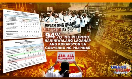 94% ng Pilipino, Naniniwalang Laganap ang Korapsyon sa Gobyerno ng Pilipinas