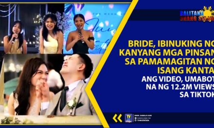 BRIDE, IBINUKING NG KANYANG MGA PINSAN SA PAMAMAGITAN NG ISANG KANTA; ANG VIDEO, UMABOT NA NG 12.2M VIEWS SA TIKTOK