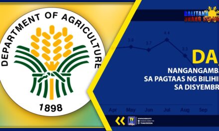 DA, NANGANGAMBA SA PAGTAAS NG BILIHIN SA DISYEMBRE