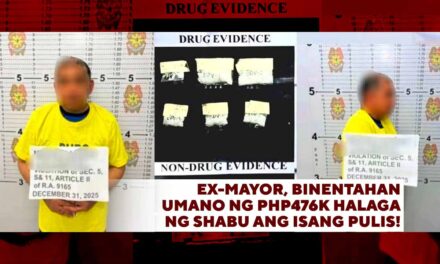 EX-MAYOR, BINENTAHAN UMANO NG ₱476K HALAGA NG SHABU ANG ISANG PULIS!