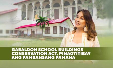 Gabaldon School Buildings Conservation Act, Pinagtitibay Ang Pambansang Pamana