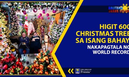 HIGIT 600 CHRISTMAS TREE SA ISANG BAHAY, NAKAPAGTALA NG WORLD RECORD
