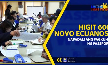 HIGIT 600 NOVO ECIJANOS, NAPADALI ANG PAGKUHA NG PASSPORT