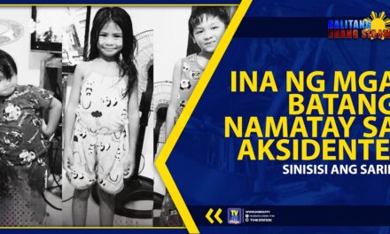 INA NG MGA BATANG NAMATAY SA AKSIDENTE, SINISISI ANG SARILI
