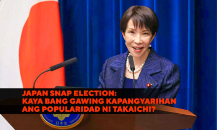 Japan Snap Election: Kaya Bang Gawing Kapangyarihan ang Popularidad ni Takaichi?