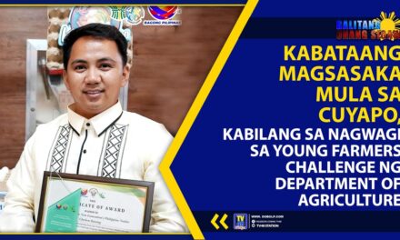 KABATAANG MAGSASAKA MULA SA CUYAPO, KABILANG SA NAGWAGI SA YOUNG FARMERS CHALLENGE