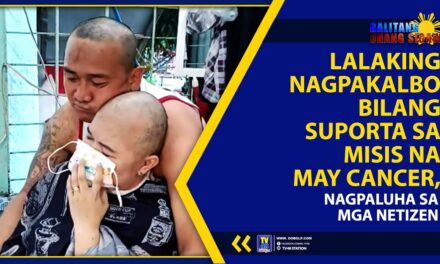 LALAKING NAGPAKALBO BILANG SUPORTA SA MISIS NA MAY CANCER, NAGPALUHA SA MGA NETIZEN