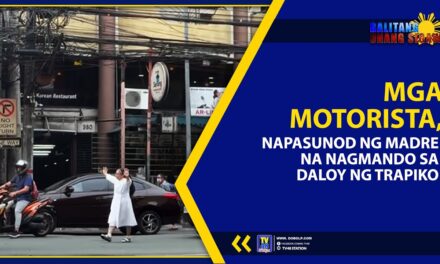 MGA MOTORISTA, NAPASUNOD NG MADRE NA NAGMANDO SA DALOY NG TRAPIKO