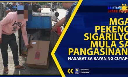 MGA PEKENG SIGARILYO MULA SA PANGASINAN, NASABAT SA BAYAN NG CUYAPO
